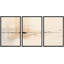 «Zen Simplicity Abstract Beige Illustration», 3 pièces-98804026-98804030