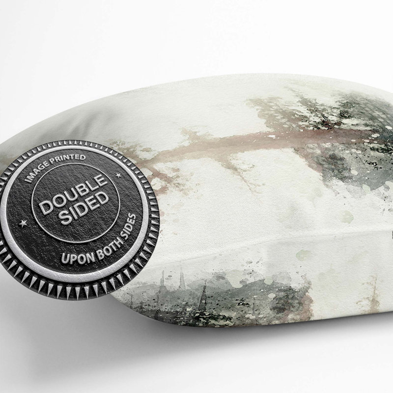 Square Throw Cushion, 55cm H x 55cm W x 20cm D