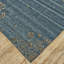 Tapis bleu sarcelle en laine Elivia-26643971