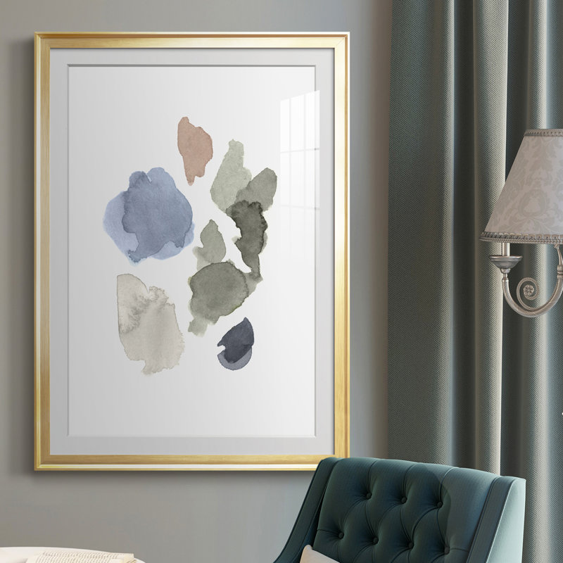 Impression «Fresh Start II», H 36,5 po x l 26,5 po x P 1 po, Cadre doré