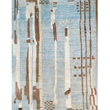 Modern Moroccan One-of-a-Kind 10'4" X 13'10" Hand Knotted Area Rug