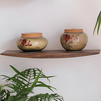 Solid Wood Floating Wall Shelf