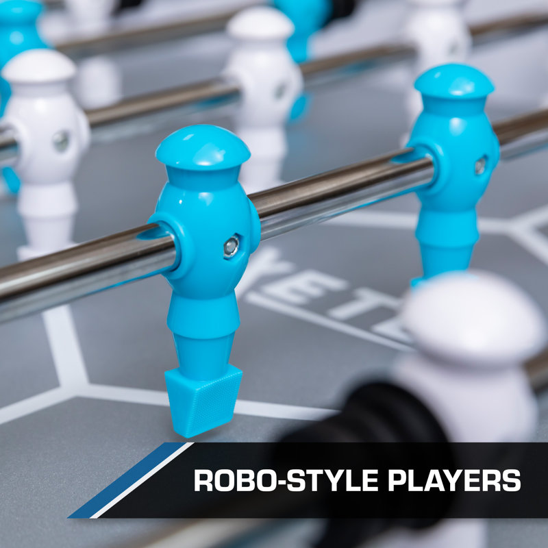 Exeter 54" Black and Blue Foosball Table