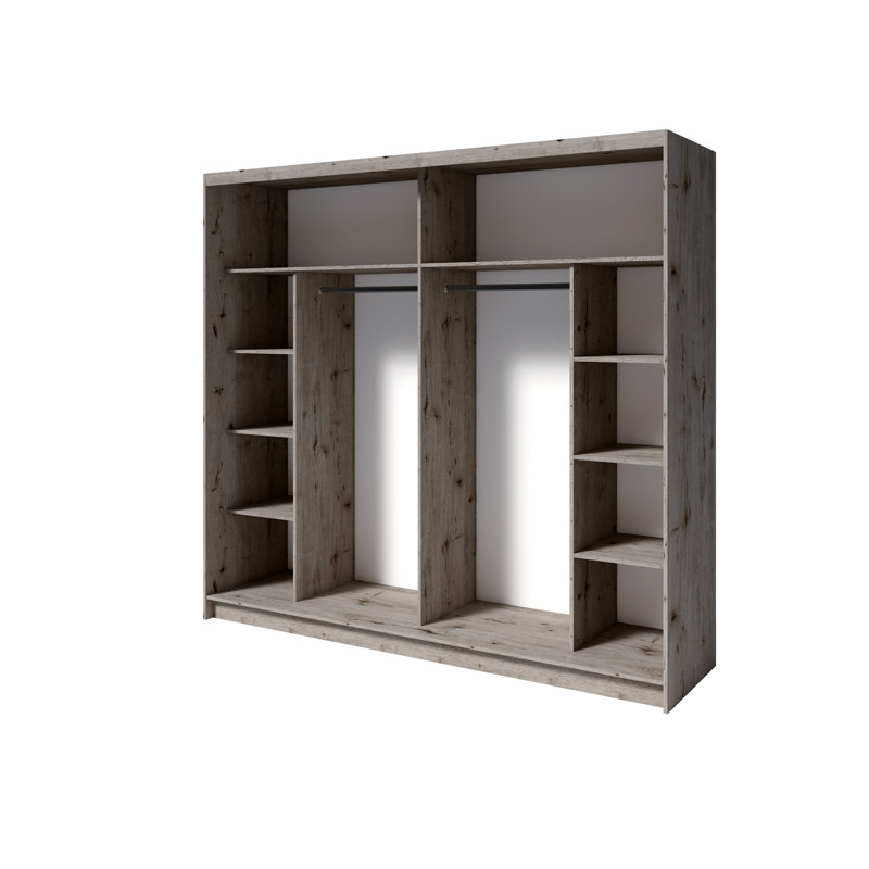 Sargat 2 Door Manufactured Wood Wardrobe