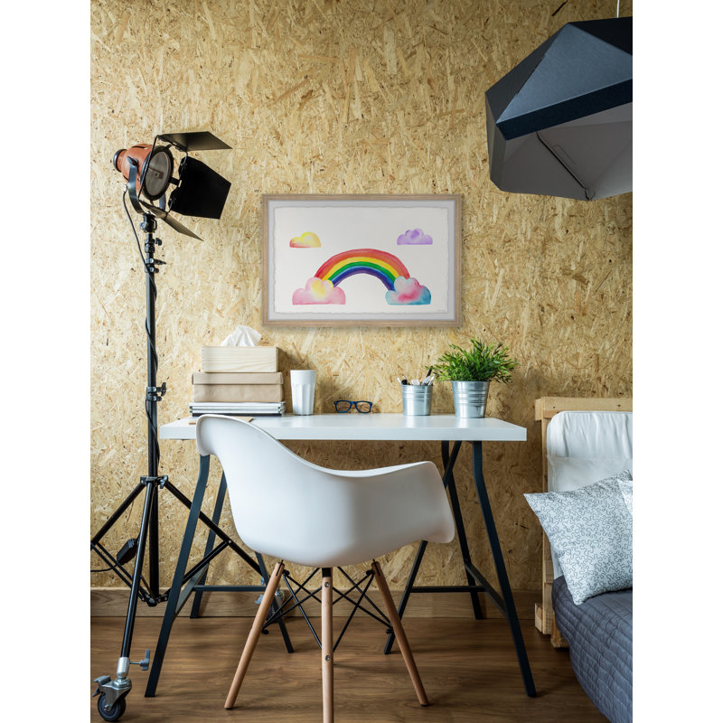 «Gerth Try to Be a Rainbow», reproduction encadrée, H 24 po x l 36 po x 1,5 po