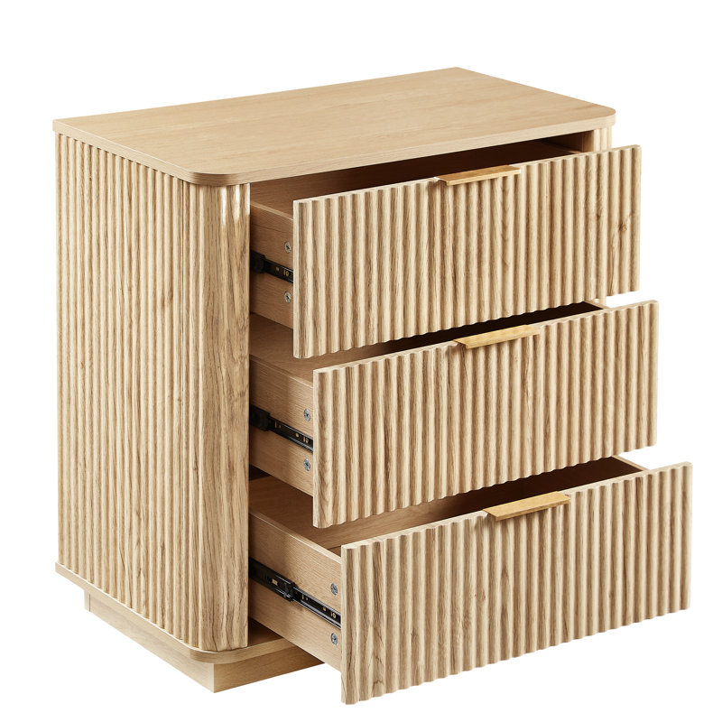 Commode 3 tiroirs Modern Oak Modern