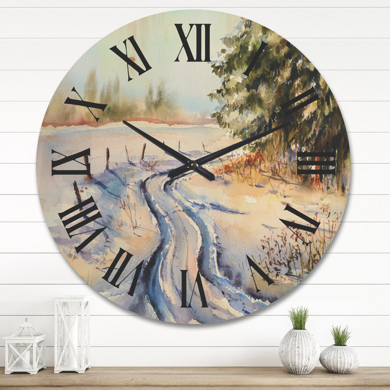 Horloge murale Snowy, Grand