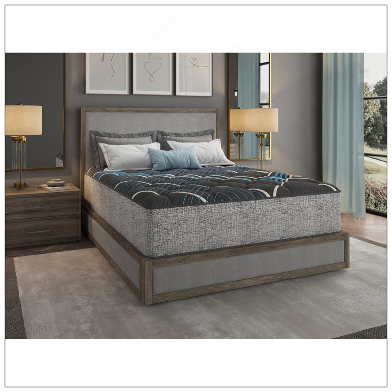 Restonic Comfort Care 14" Hybrid Mattress, Individual Pocketed Coil Mattress , Medium Comfort, Twin