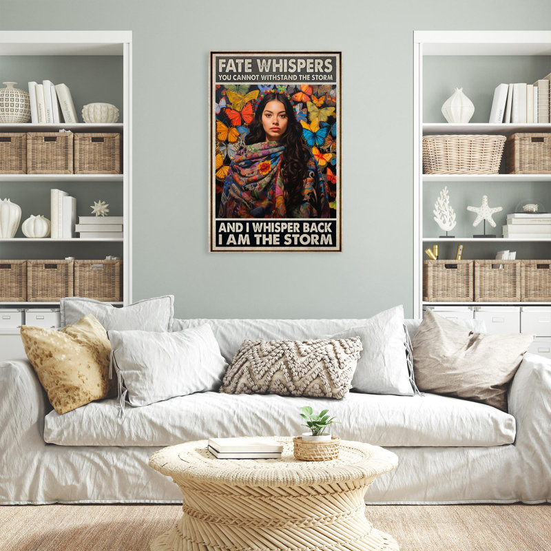" Woman I Am The Storm 2 ", 20" H x 16" W x 1.25" D