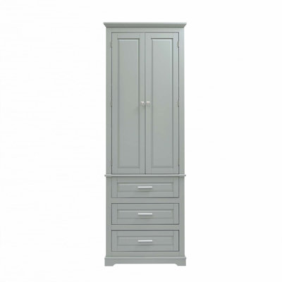 Armoire de rangement haute avec trois tiroirs