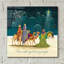 Art mural en verre épique «Star With Royal Beauty» par Elle Media Group, 12 po x 12 po