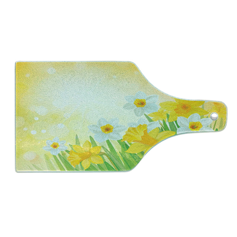 Planche à découper en verre trempé Ambesonne