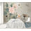 Panneau mural floral à peindre L 6,25 pi x l 112 po