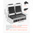 Commercial Panini Press Grill Electric Sandwich Maker Griddle Plate 19x9in
