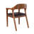 Anastassiya 18.5'' H Faux Leather Upholstered Armchair-582647959