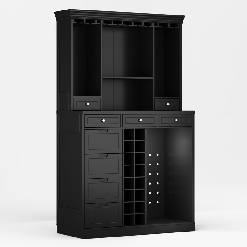 45.3"W Wine Storage Cabinet With Freezers