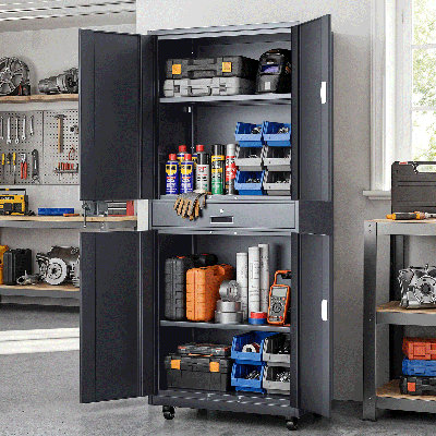 Metal Storage Cabinets With Lock by Bring Home Furniture