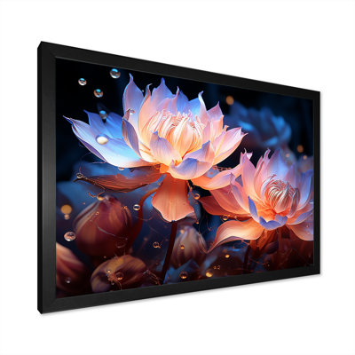 «Beautiful Rainy Lotus Dance IV», reproduction sur toile