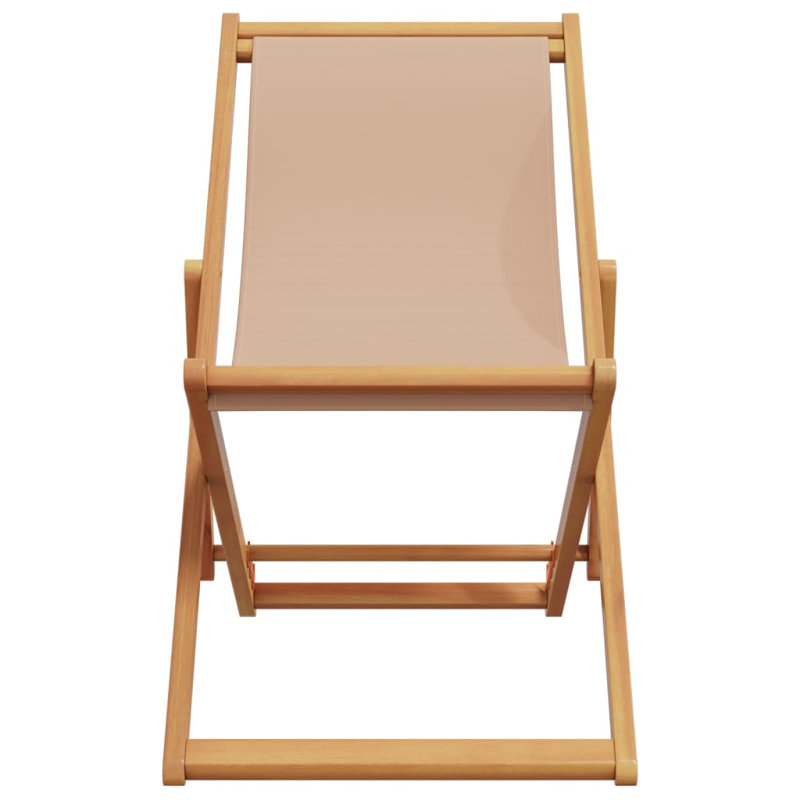 21-2 Polyester/Polyester Blend Camping / Beach Folding Chair Folding Chair, Taupe