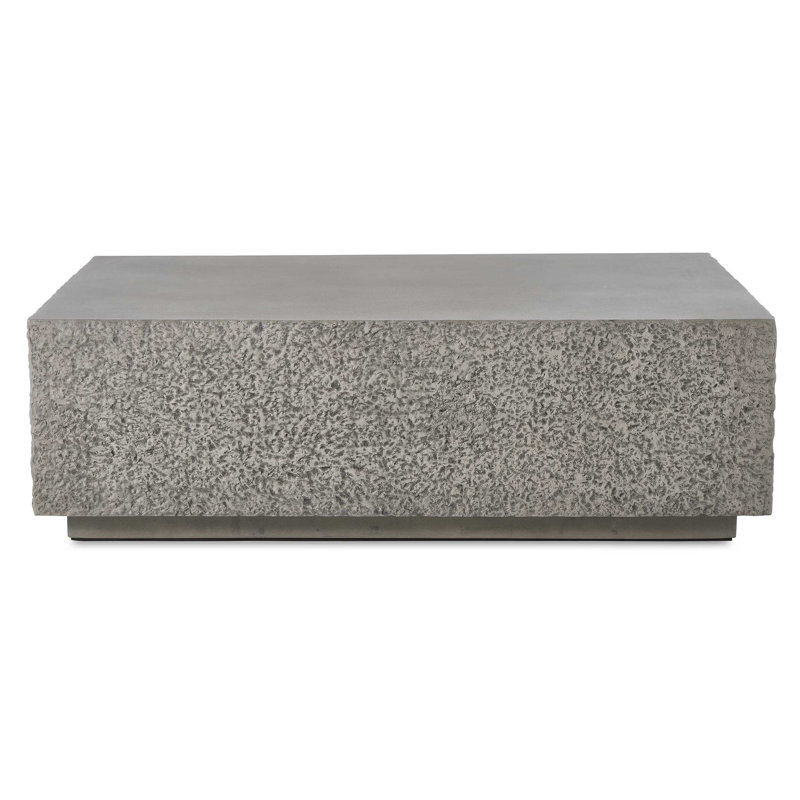  Hesston Outdoor Concrete Coffee Table