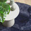 Shaggy Rug High Pile NAVARRA Navy Polyester-1348725376