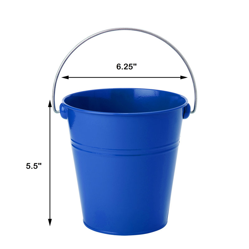 Gracie Oaks Decorative Bin, Royal Blue