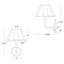 Applique murale simple Polly (abat-jour festonné)-105805750-105805749