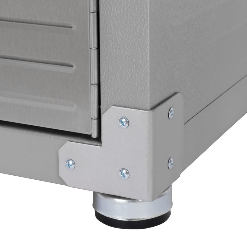 Seville Classics UltraHD Storage Cabinet, 48" W x 24" D x 72" H, Granite