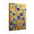 Plants &Flowers Blue Flowers On Golden Background Pattern