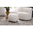 Overstreet 23" Wide Boucle Upholstered Ottoman-1147633617
