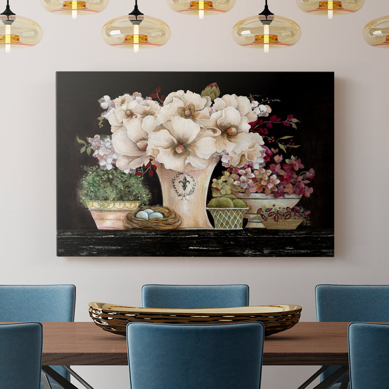 Nature morte neutre - Cavas enveloppés de galerie, H 40 po x l 60 po