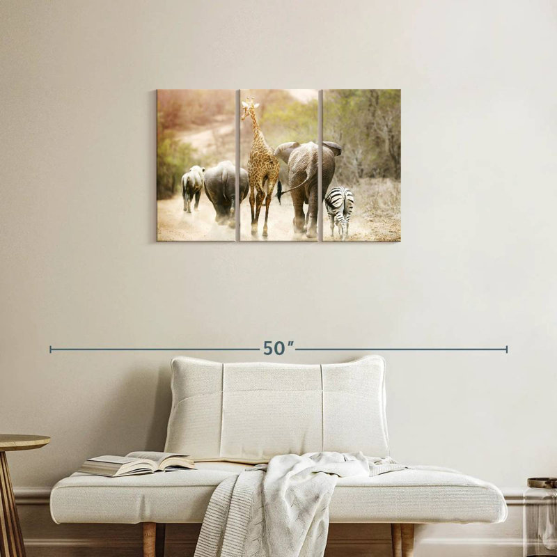 Safari Brampt Friends, 20" H x 33" W