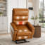 Fauteuil releveur électrique à double moteur avec fonction massage chauffant et positionnement infini pour un confort optimal des personnes âgées
