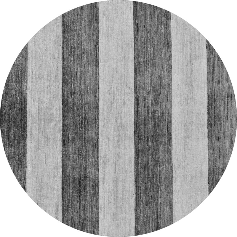 Rauch Performance Striped Indoor Rug, Round 8'