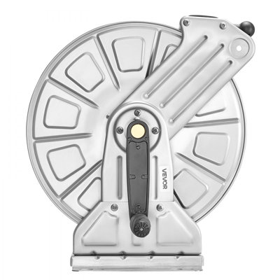 Wall Mounted Garden Hose Reel 5/8 in Hose Winder Brass Fitting Hose Guide