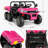 24V 4WD 2 Seater 6-Wheel Ride on Dump Truck W/ Remote Control,Electric Dump Bed&Shovel,Bluetooth-91220687