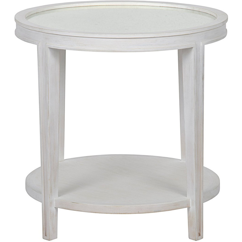 Imperial Solid Wood End Table, White Wash