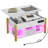 Balconera 4-In-1 Coffee Table With RGB Light & Type-G Outlets-114781955