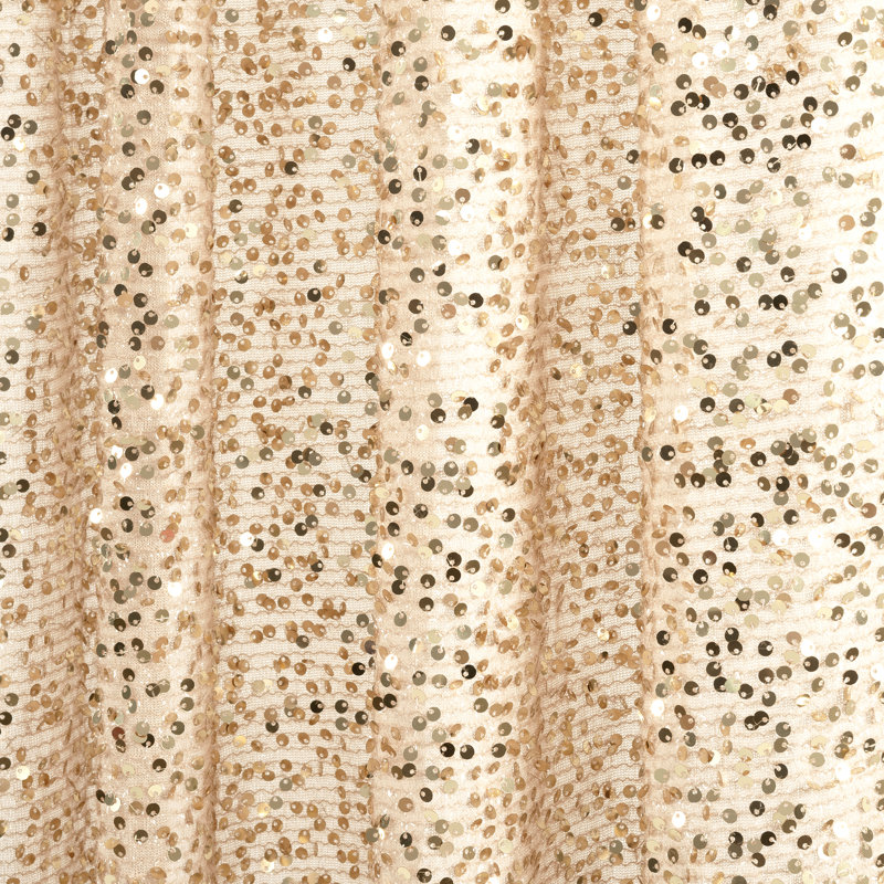 Sheer Curtain Single Panel, Champagne