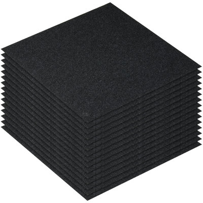 24'' W x 24'' L Textured Cut And Loop Polyester Blend Carpet Tile