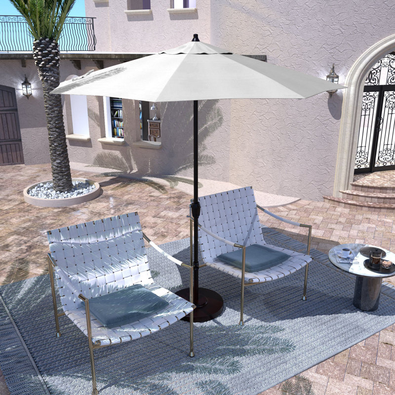 Parasol de marché 7 pi 5 po Bala, Toile Sunbrella® naturel