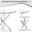 Round Glass Top Metal Base Dining Table-1020278272