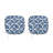 Set of 2 Outdoor Patio Chair Cushions - Water-Repellent Seat Pads with Ties for Garden, Dining & Deck Furniture-1884141926