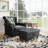 Maloni 35" Wide Upholstered Ottoman