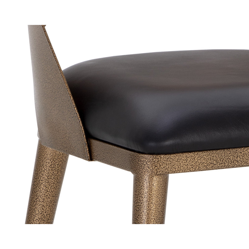Dezirae Leather Upholstered Dining Chair