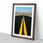 Horizon of Nevada in Abstract - Picture Frame Graphic Art Print-55763597-55763598