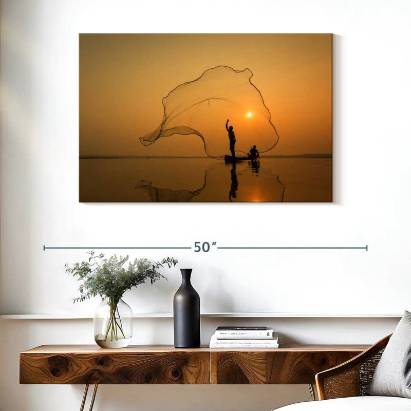 Senne Thai Fishermen, 26" H x 39" W