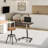24'' W Premium Rolling Desk or Stand with Wheels