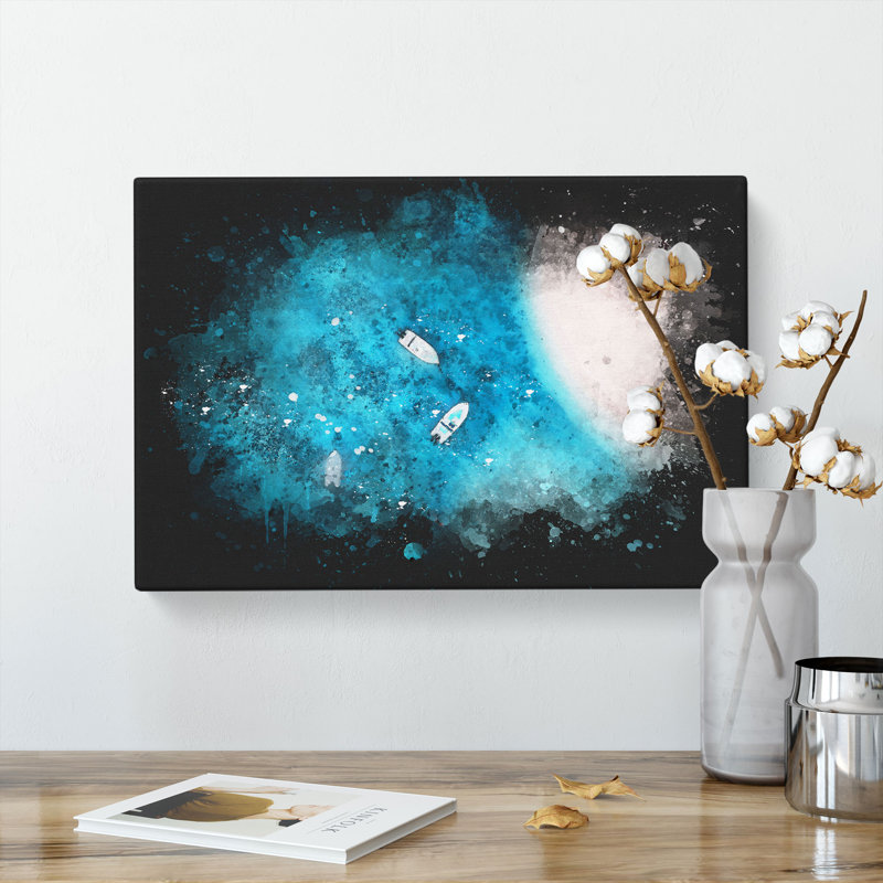 Boats - Wrapped Canvas, 60cm H x 91cm W x 3cm D