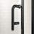 Pivot Swing Single Glass Panel Shower Door 34 In.W X 72 In.H